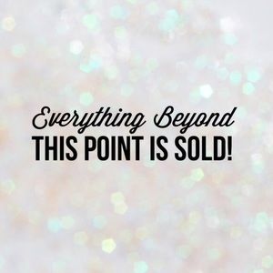 Past this point is SOLD